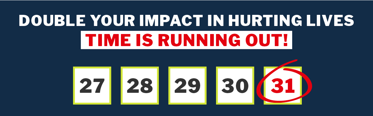 time is running out to donate